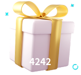 Receba seus bônus de boas-vindas no 4242